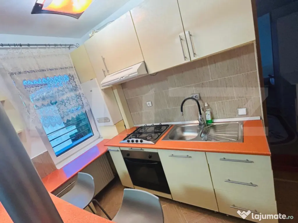 Apartament 2 camere, 42 mp, terasa, zona Stejarului 