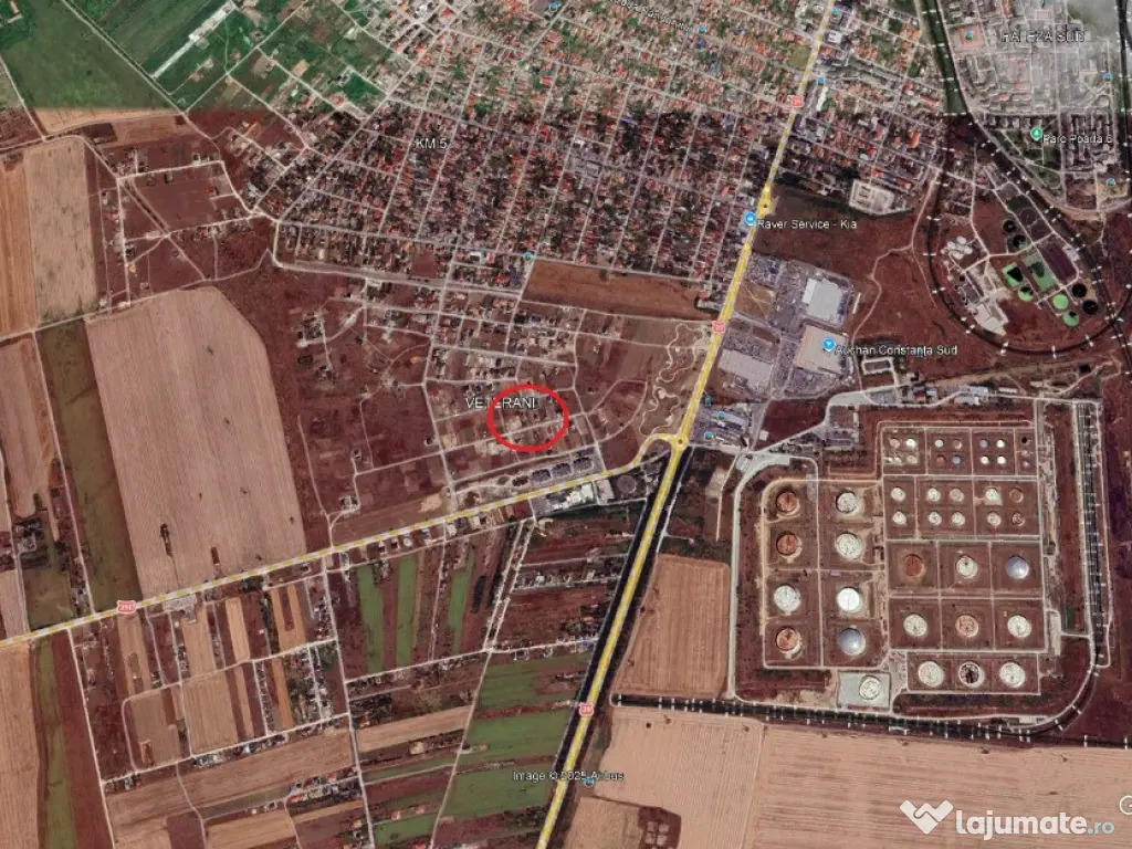 Teren de vanzare in Constanta zona Km 5 Veterani 