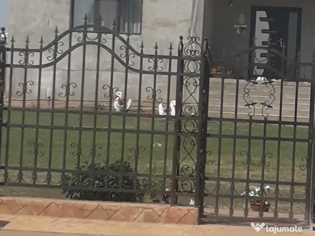 Vand gard din fier forjat, stare buna