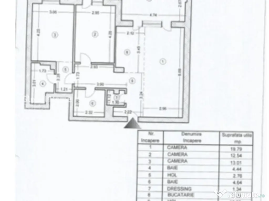 Top Floor | 3 Camere 93.46m2 | Millo Residence Pipera + Loc 