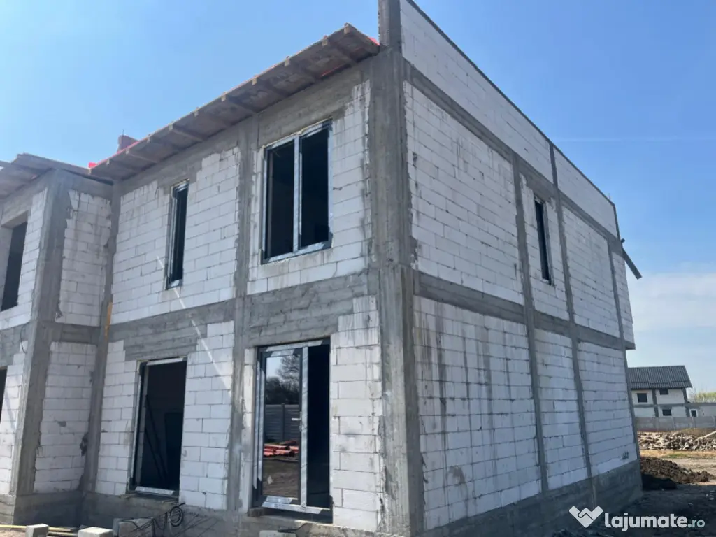 Casă modernă P+1, 120 mp utili, predare la cheie, finisaje 