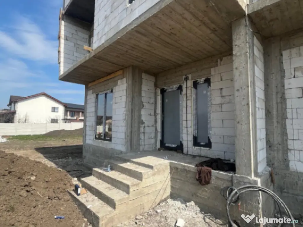 Casă modernă P+1, 120 mp utili, predare la cheie, finisaje 