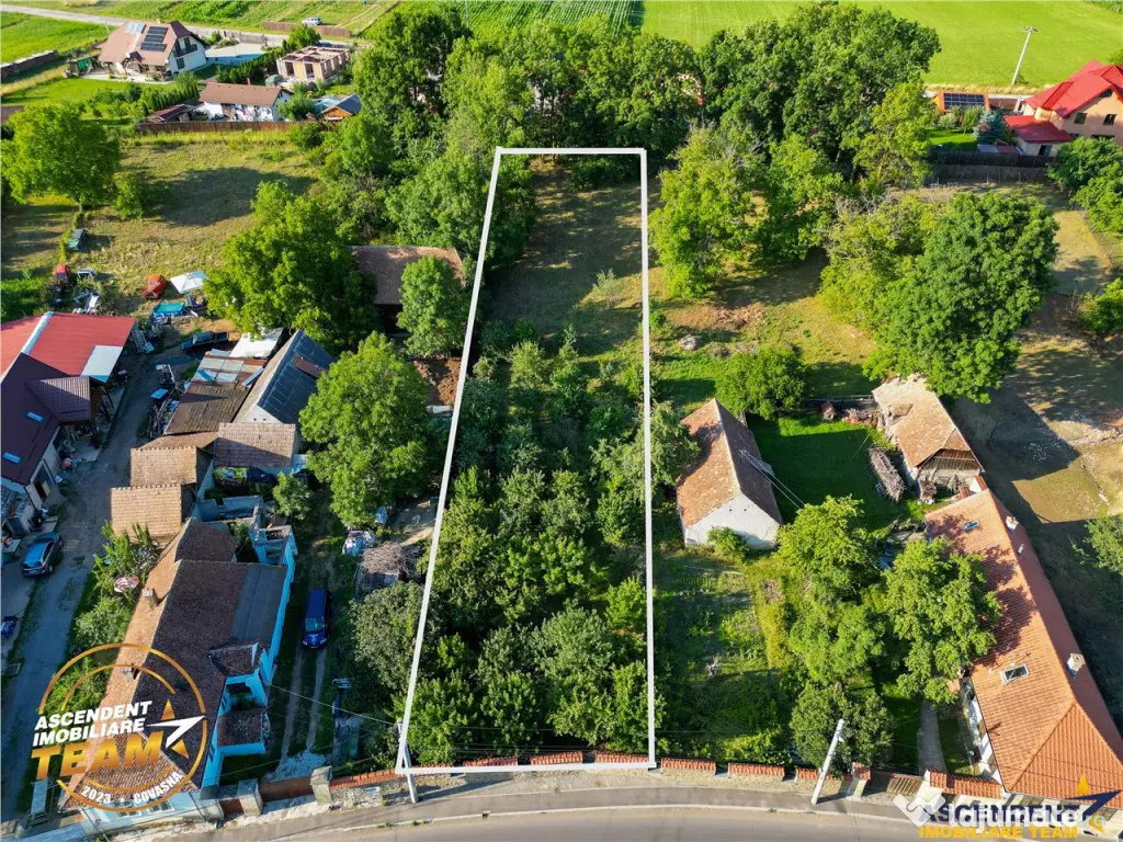 FILM! Peste 1.500mp teren intravilan, zona de case, acces fa 
