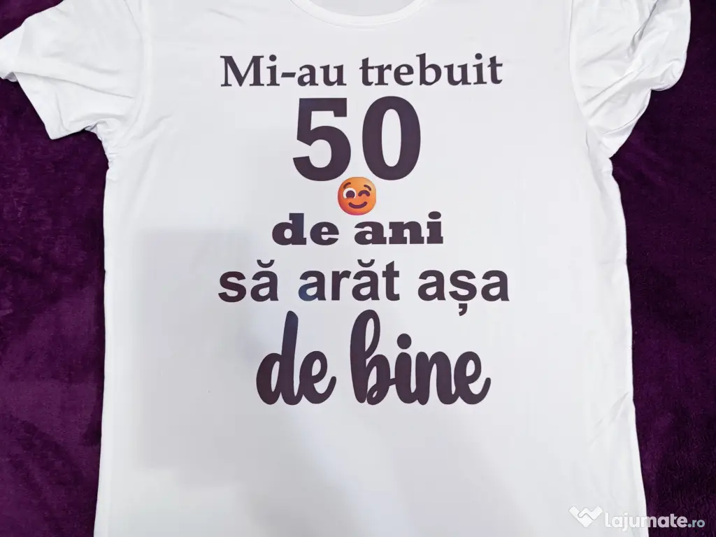 Tricouri personalizate cu poza si text 