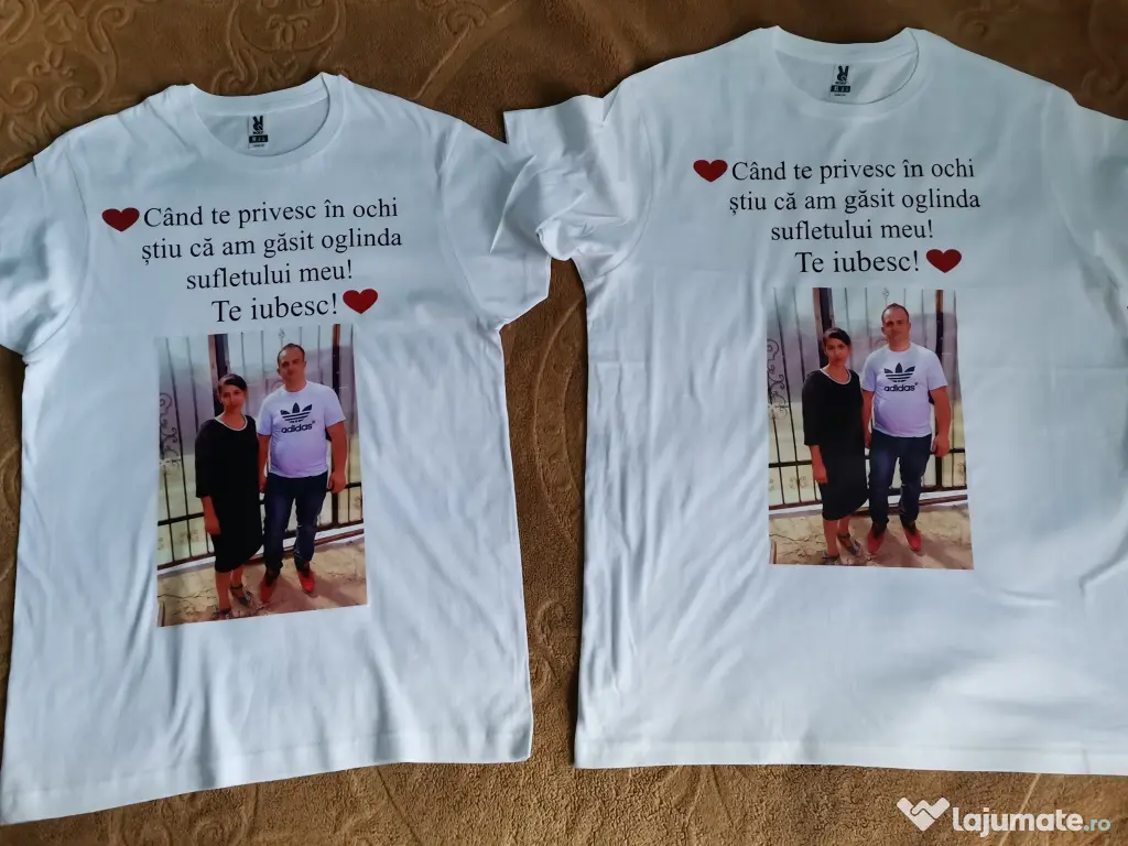 Tricouri personalizate cu poza si text 