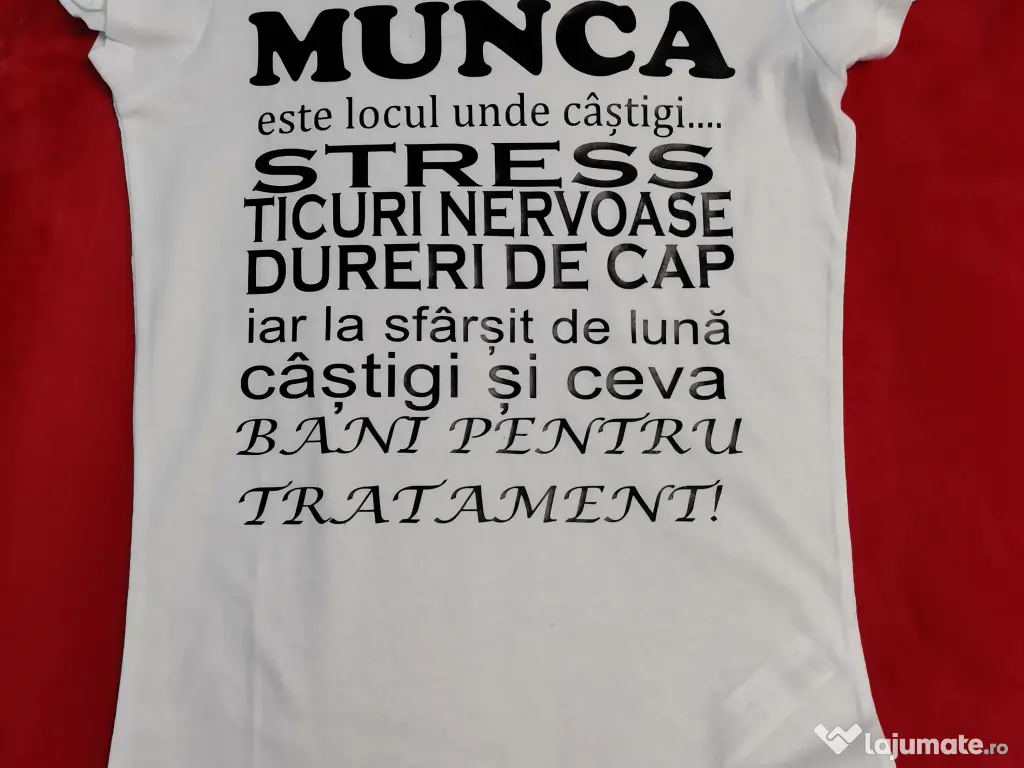 Tricouri personalizate cu poza si text 