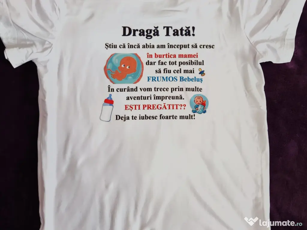 Tricouri personalizate cu poza si text 