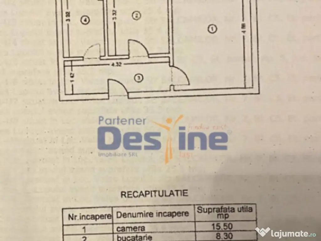 Apartament Valea Lupului 1 CD 35,40mp + balcon + loc parcare 