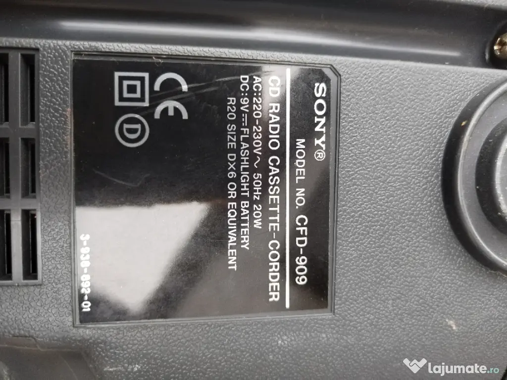 Radio casetofon Sony cfd 909 stereo 