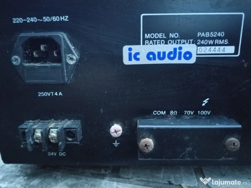 Amplificator IC audio 240W piese 