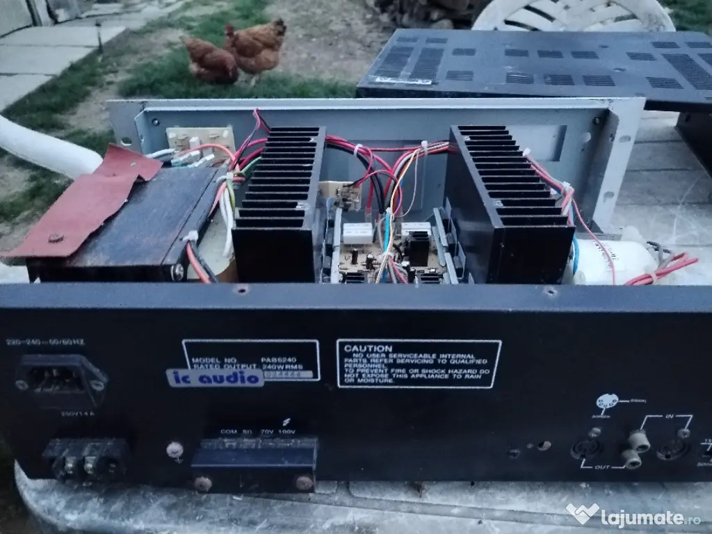 Amplificator IC audio 240W piese 