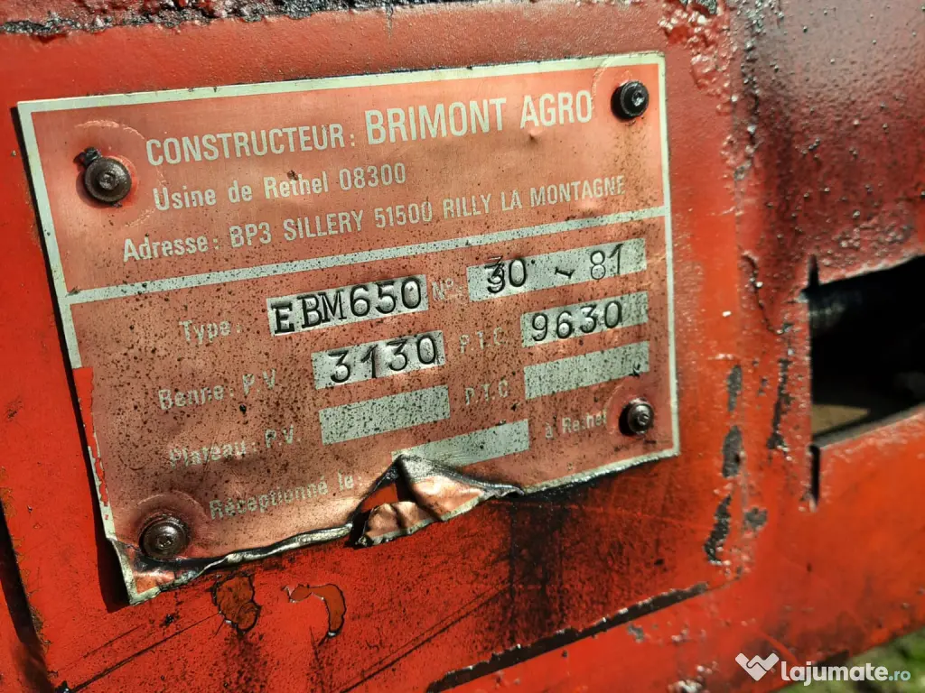 Remorca imprastiat gunoi 6,5 t 