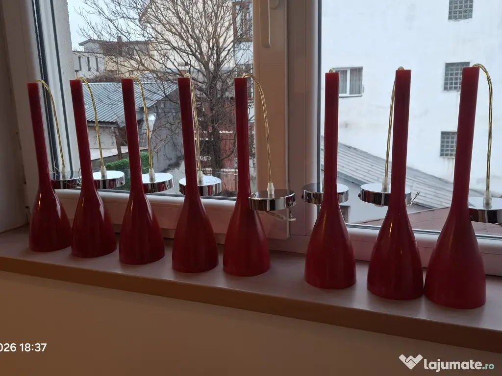 Lampă tip pendul din sticlă 