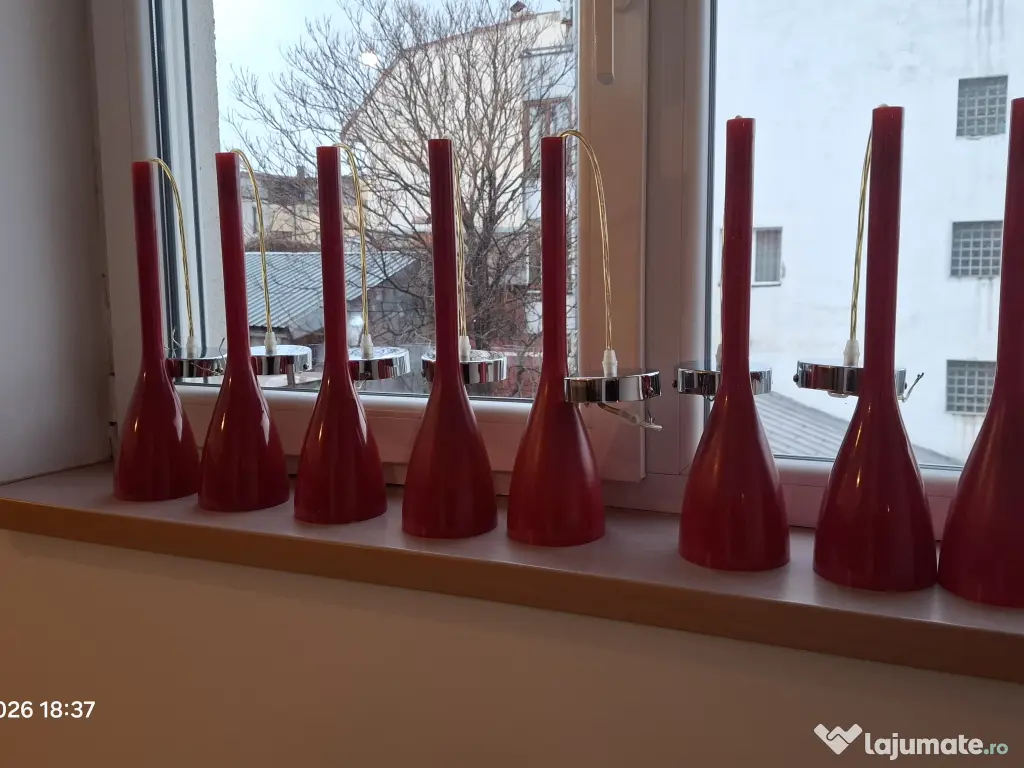 Lampă tip pendul din sticlă 