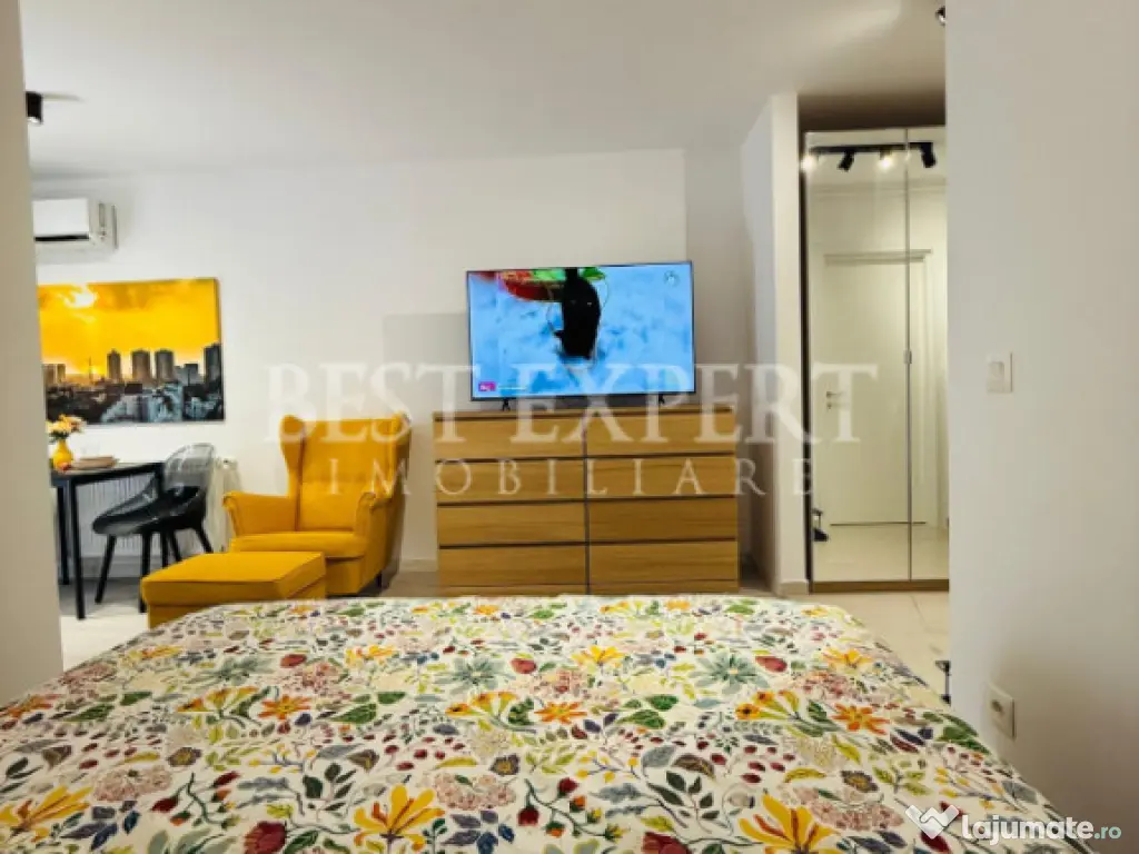 Garsoniera de inchiriat cu Parcare Hils Brauner Comision 0% 