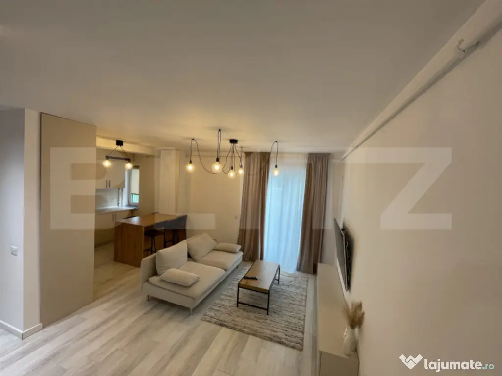 Apartament 2 camere, open space, 57 mp, Cornitoiu - zona lic 
