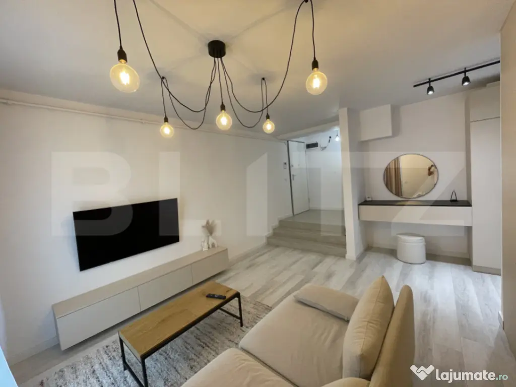 Apartament 2 camere, open space, 57 mp, Cornitoiu - zona lic 