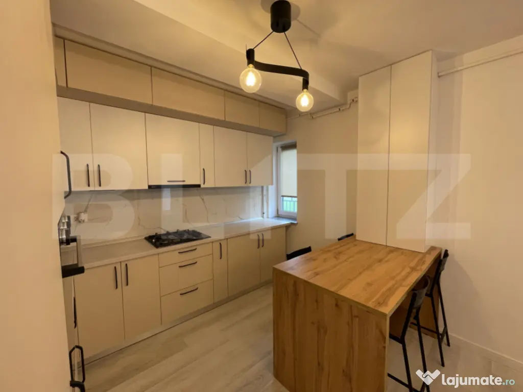 Apartament 2 camere, open space, 57 mp, Cornitoiu - zona lic 