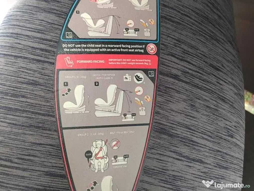 Scaun cu izofix pentru copil 
