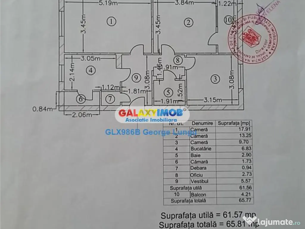 Apartament 3 camere decomandat Drumul Taberei Valea Ialomite 