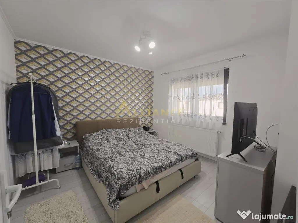 Duplex mobilat si utilat - 4 camere -2 bai - pod -10 min de