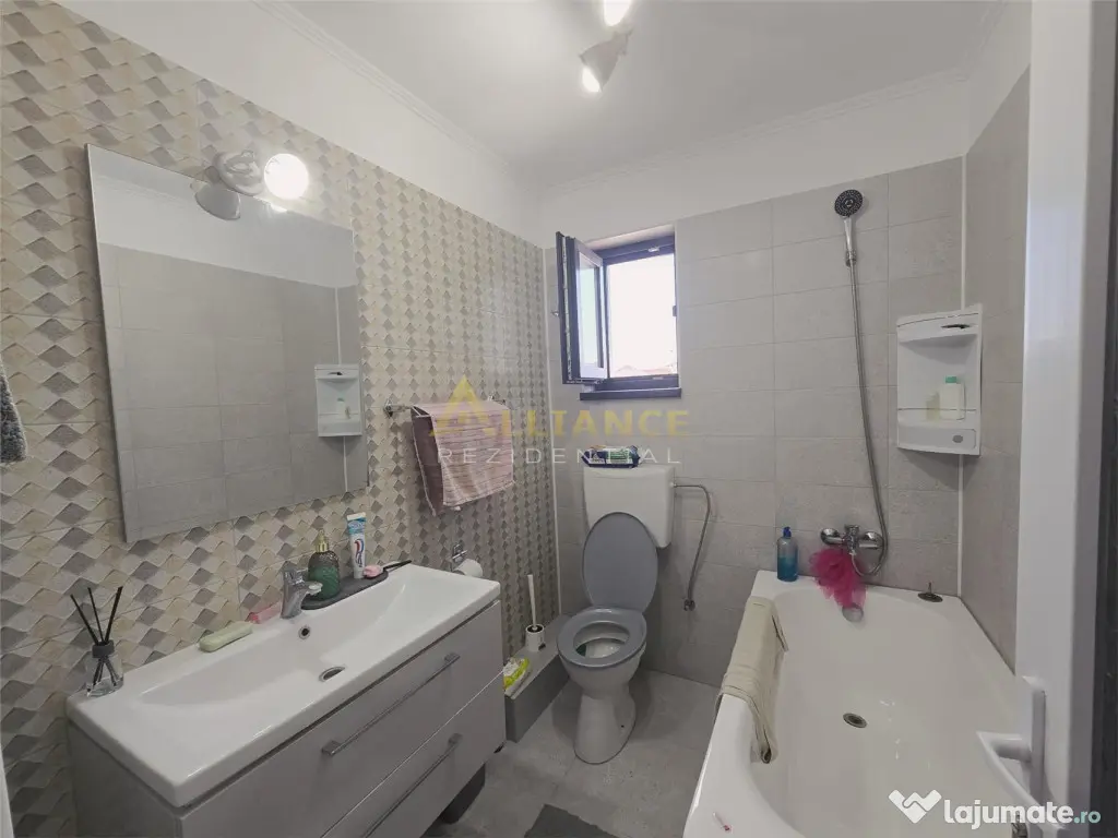 Duplex mobilat si utilat - 4 camere -2 bai - pod -10 min de