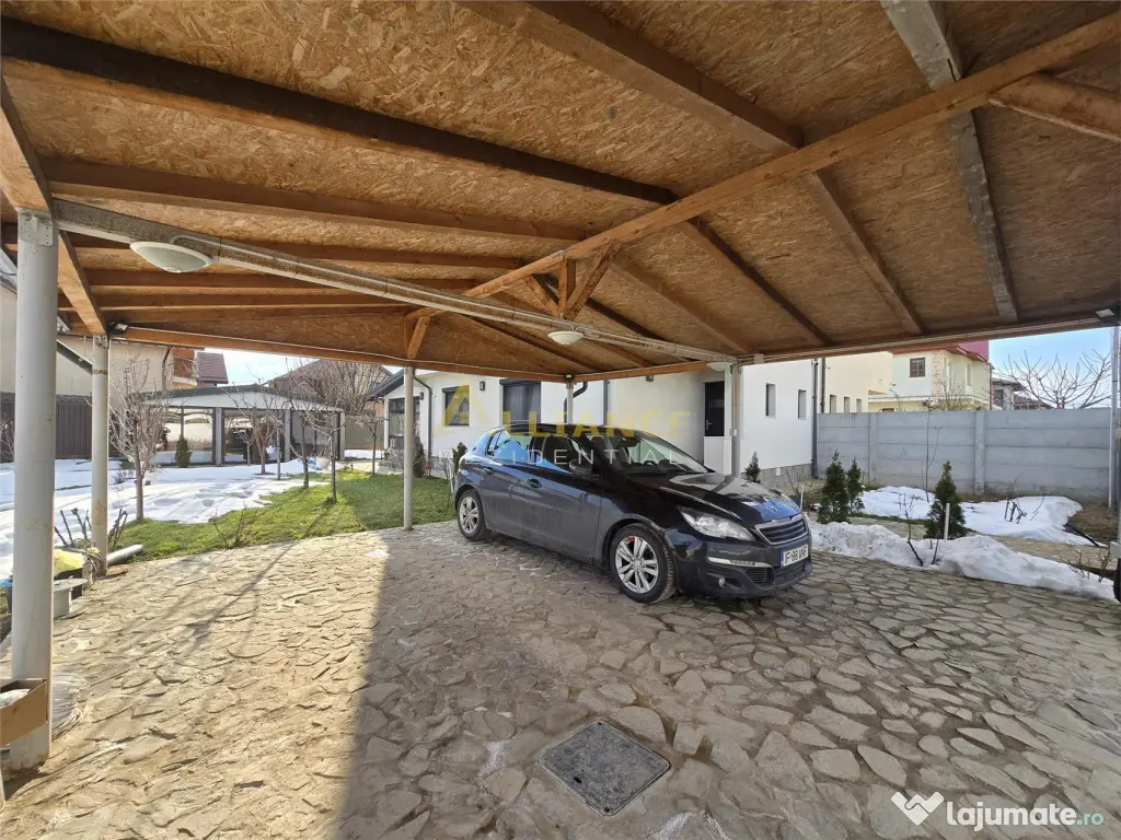 Duplex mobilat si utilat - 4 camere -2 bai - pod -10 min de