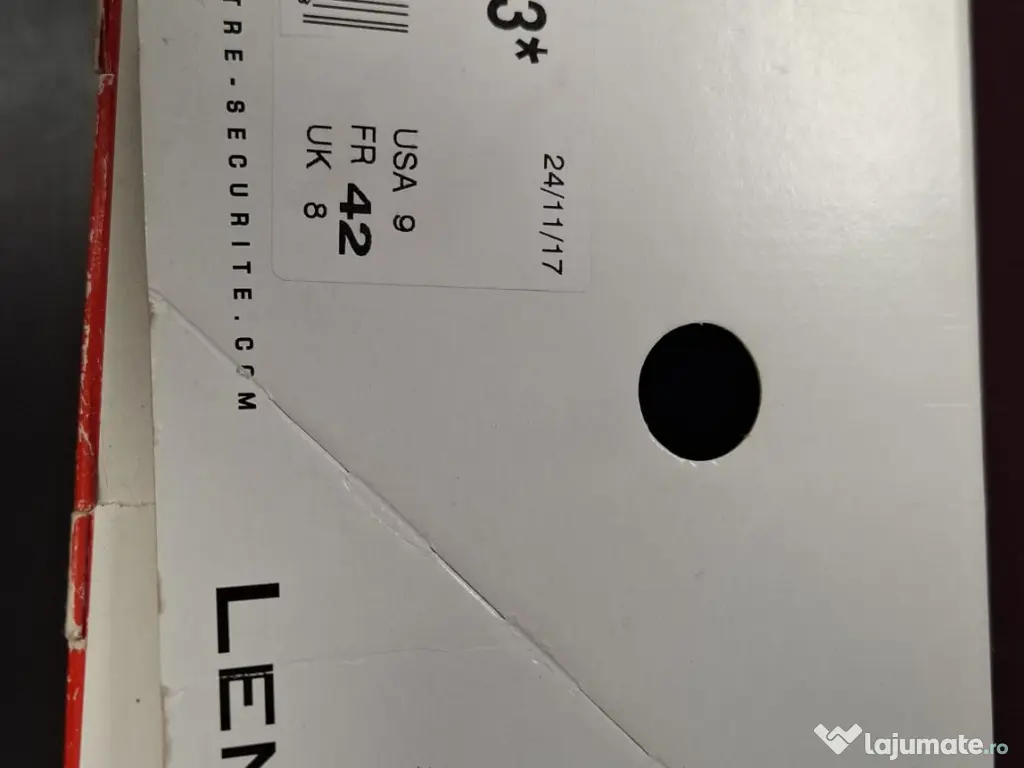 Pantofi de protectie LEMAITRE , marime 42, aproape NOI! 