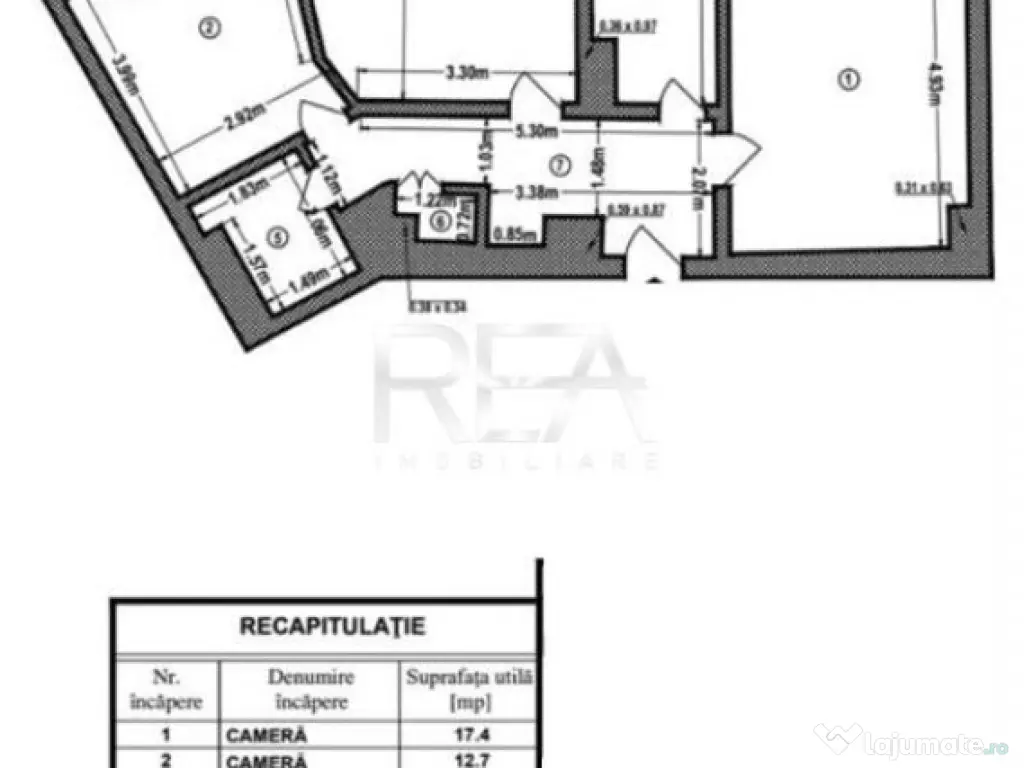 3 camere Pantelimon dec.,inst. schimb.,parcare,et. 1,an 1977 
