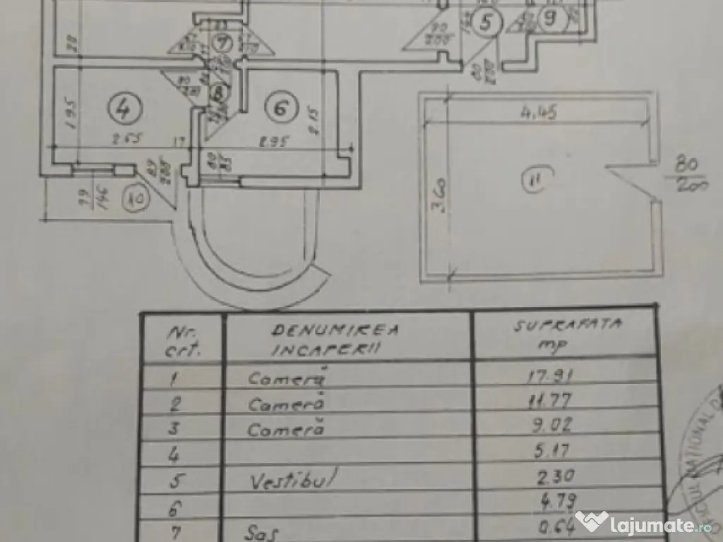 Tineretului | 3 camere | et 2 | 58mp + boxa + curte comuna | 