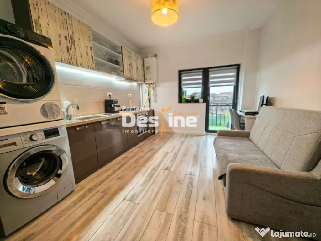 Apartament 1 camera 41mp mobilat loc de parcare și balcon 