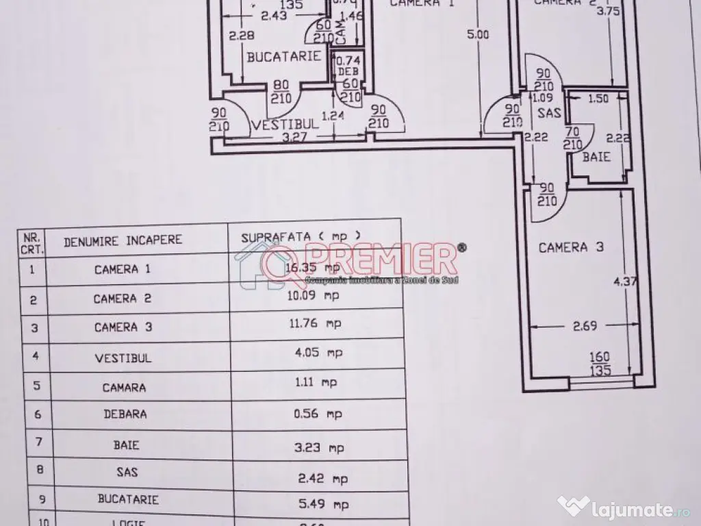 Piata Sudului - Secuilor apartament 3 camere 