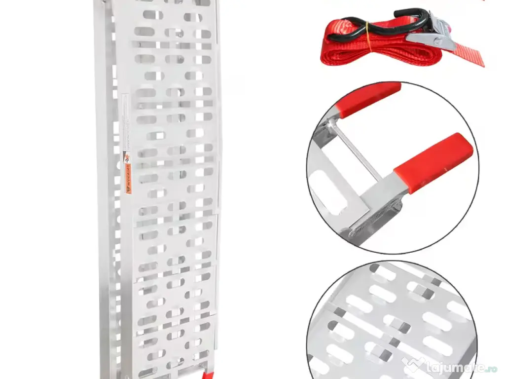 2x Rampa aluminiu pliabila pentru atv sau motocicleta 