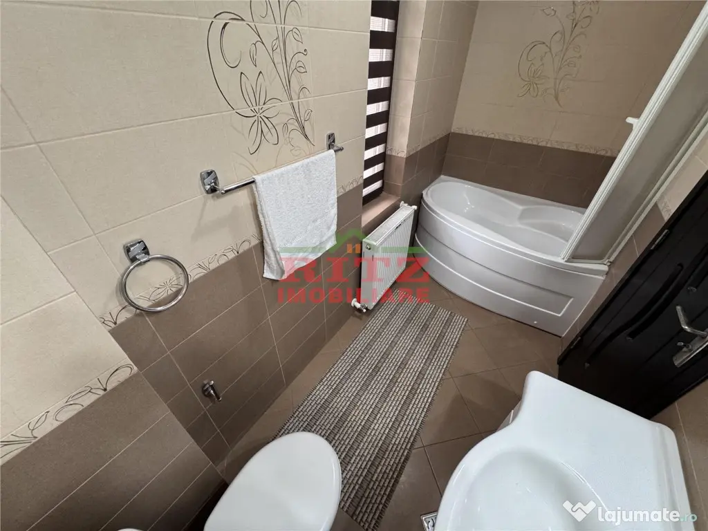 Nou! Ap. 3 cam., cu terasa, MOB. si UTILAT, zona Promed! 