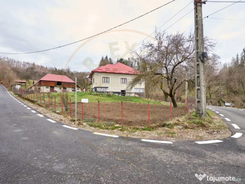Casa la munte cu teren generos in Com. Nucsoara, loc. Slat 