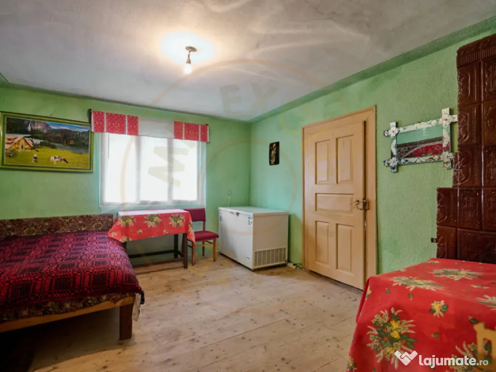 Casa la munte cu teren generos in Com. Nucsoara, loc. Slat 