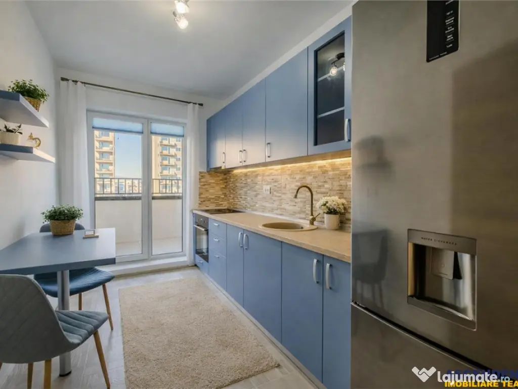 Apartament 2 camere,tip penthouse,mobilat, utilat,2 terase,1 