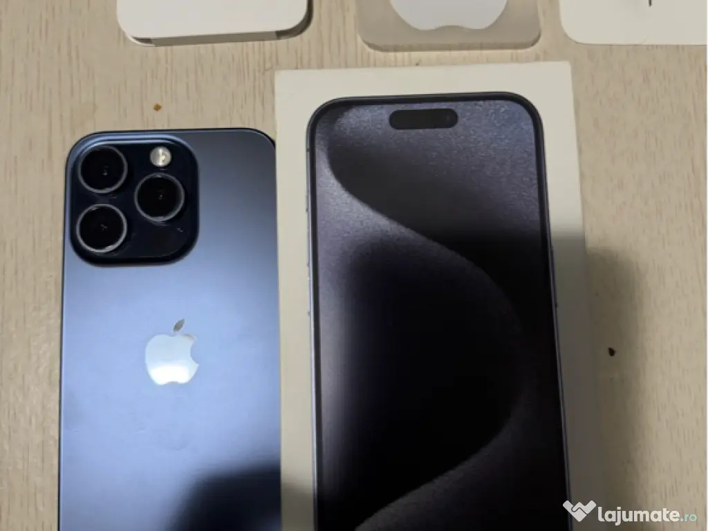 iPhone 15 Pro 128 GB Full Box Impecabil 