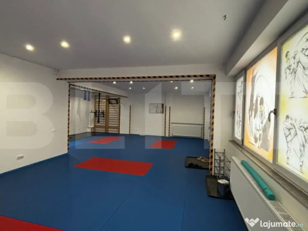 Spațiu comercial open space, demisol, 83 mpu, ideal fitness 