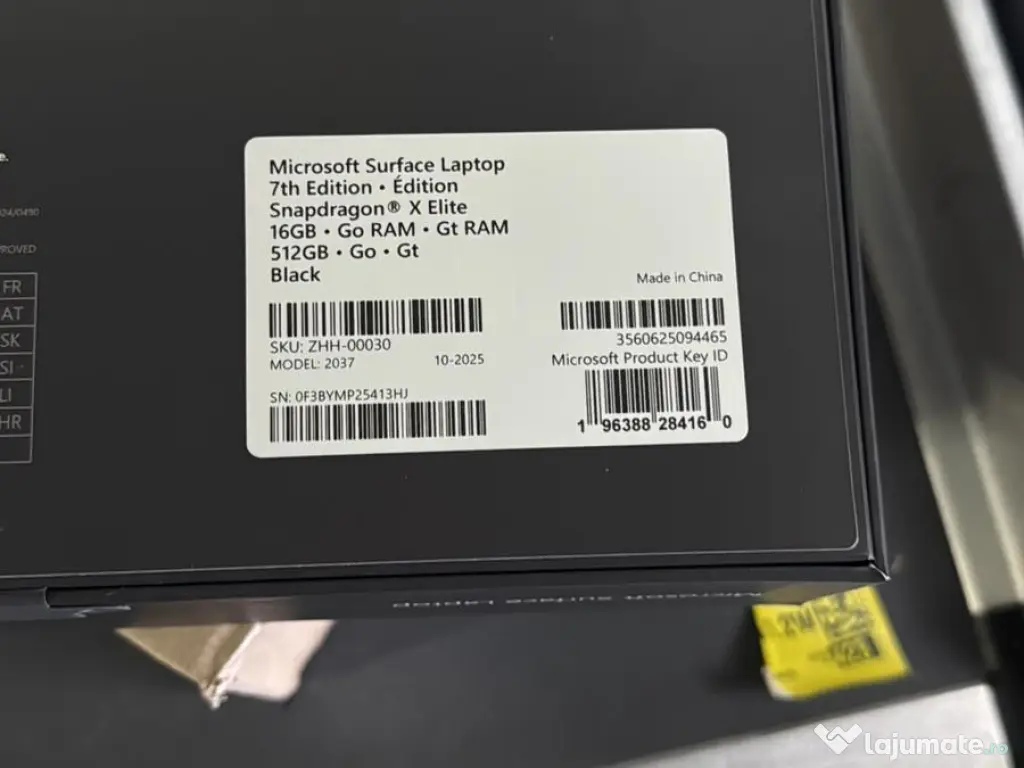 Laptop MICROSOFT Surface Laptop 7 