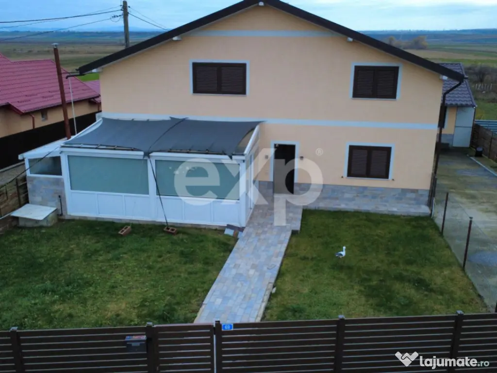 Casă premium cu 5 camere de vânzare în Șerbești, comuna 