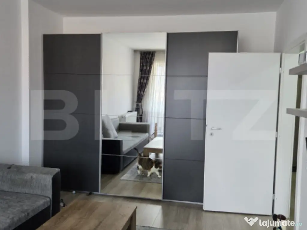 Garsoniera moderna spatioasa 42 mp + 7 mp balcon deschis | R