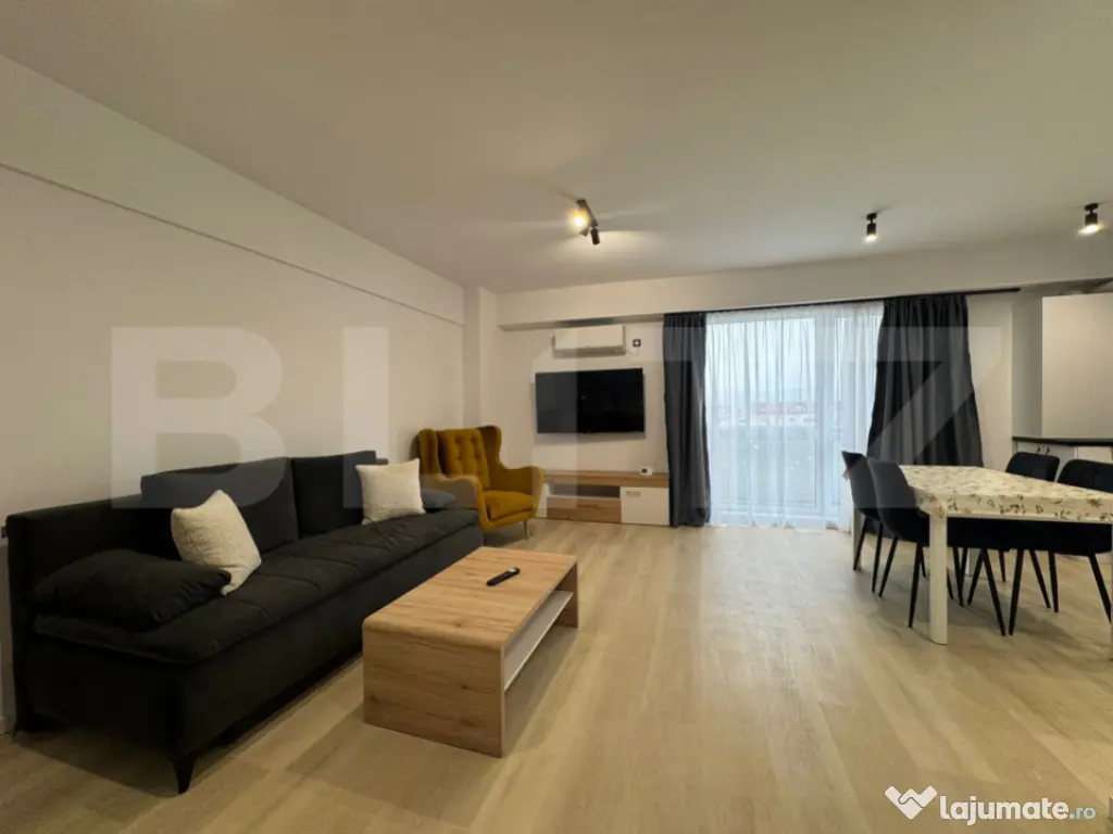 Apartament o camera, LUX, 45 mp, parcare subterană, zona US