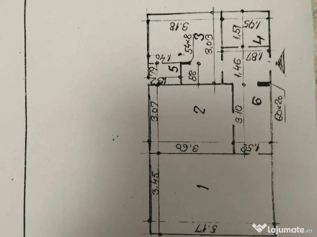 Apartament 2 camere de vînzare 