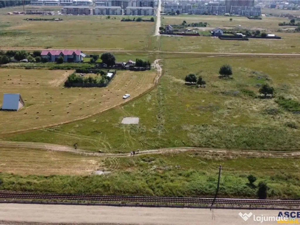 Teren intravilan pretabil:constructie blocuri vile investiti 