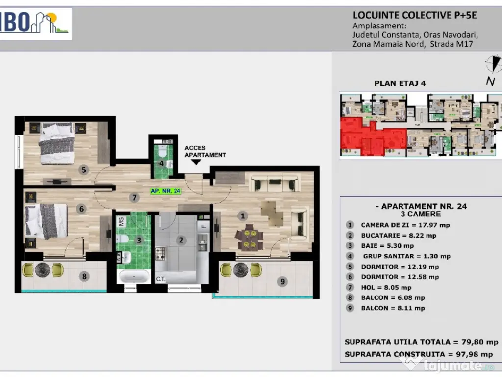 Apart 3 cam - Mamaia Nord/ Sat 