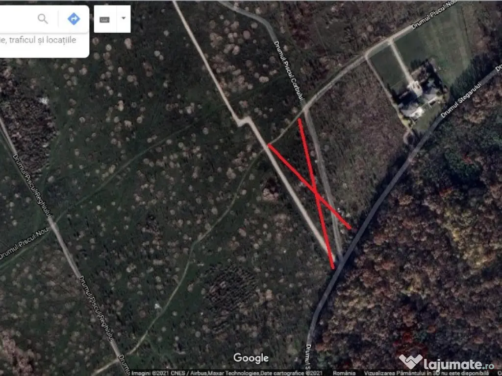 Teren Drumul Stegarului Stradal 8500 Mp New