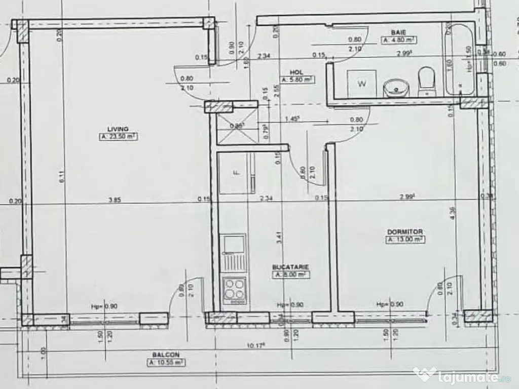 2 camere 66mp imobil nou Soseaua Salaj 