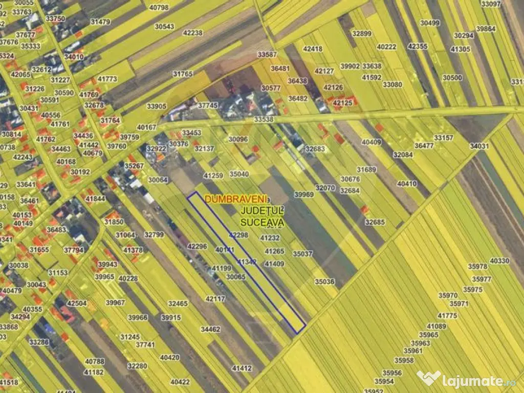 Teren intravilan 6,600mp Dumbraveni / Strada Principala s...