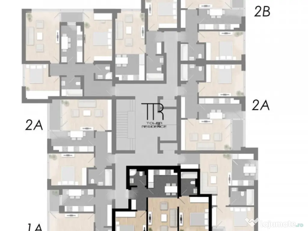 NOU Apartament 3 Camere Incalzire in Pardoseala Ansamblu Nou 